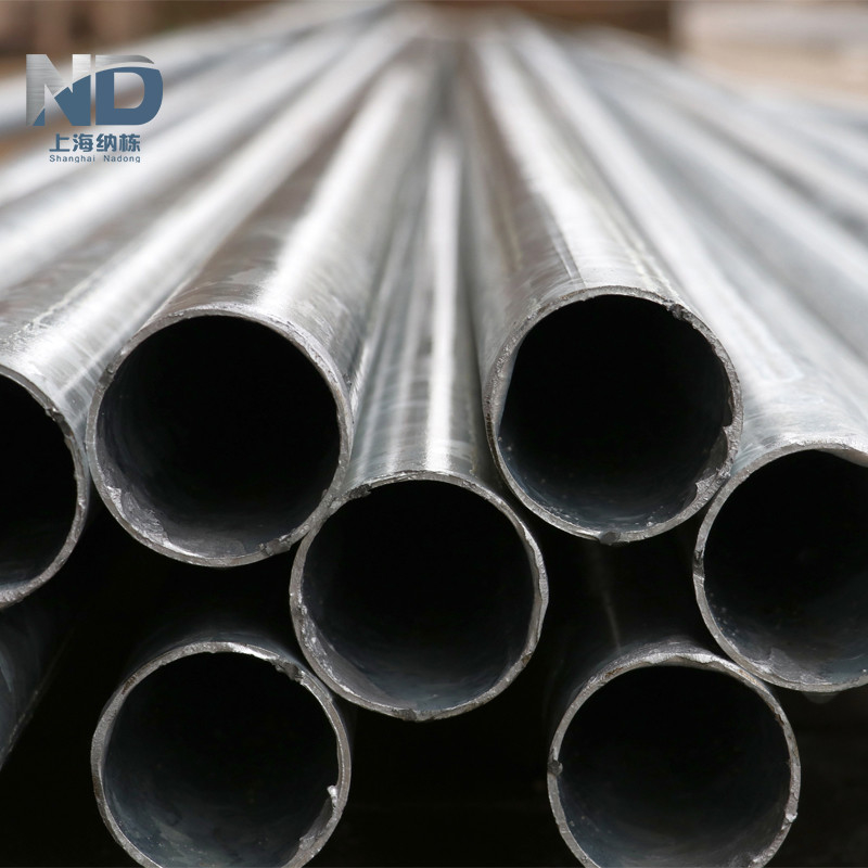 Zinc Coated Pre Galvanized Steel Tube ASTM A0252 Cold Drawn Welded