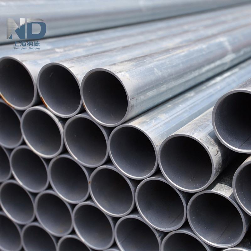 Zinc Coated Pre Galvanized Steel Tube ASTM A0252 Cold Drawn Welded