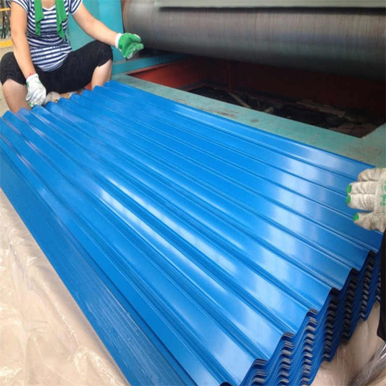 Color Coated Corrugated Roofing Sheet Galvanized Galvalume Zinc Coated